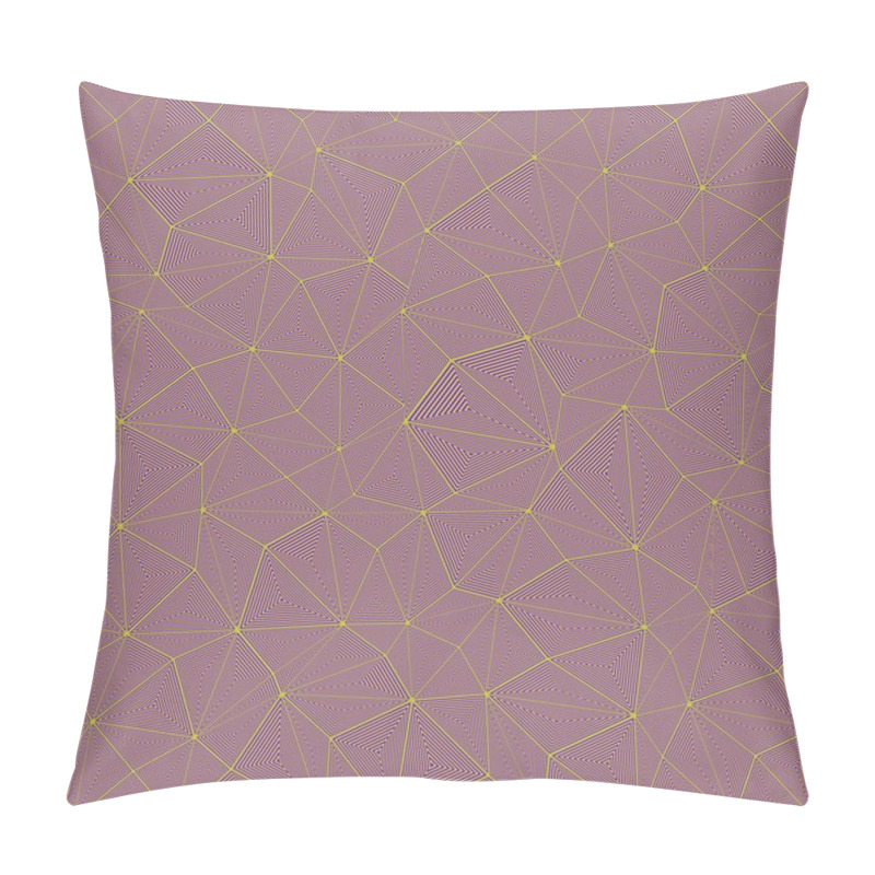 Personality  Abstract Striped Triangle Puzzle Background Design Pillow Covers