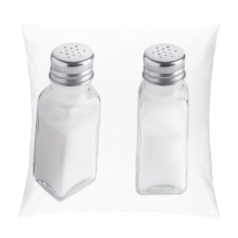 Personality  Salt Shaker Set Isolated On White Background Pillow Covers