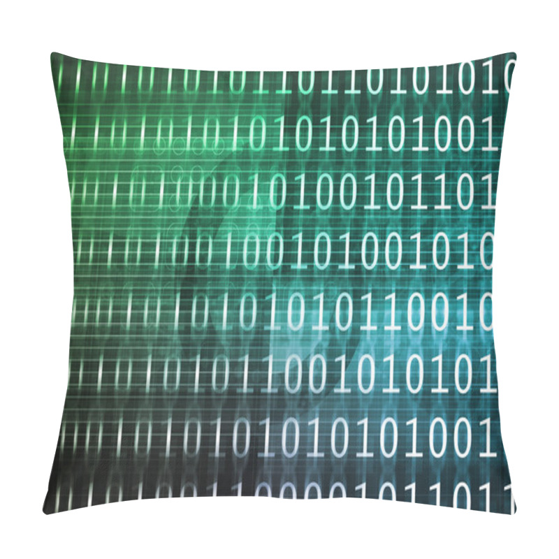 Personality  Binary Technology Stream Pillow Covers