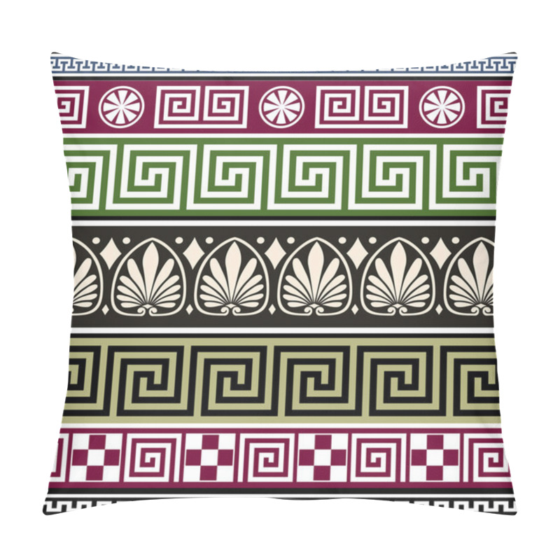 Personality  Set Of Antique Greek Ornaments Pillow Covers