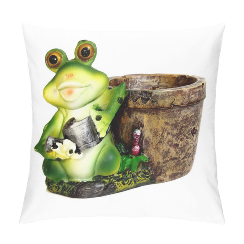 Personality  Frog A Flowerpot Pillow Covers