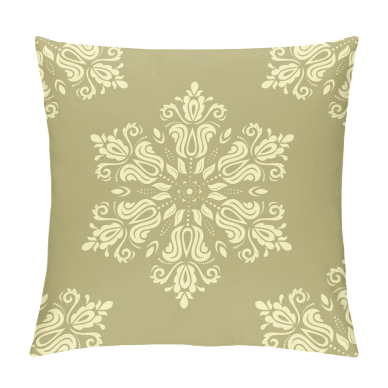 Personality  Seamless Orient Vector Background Pillow Covers