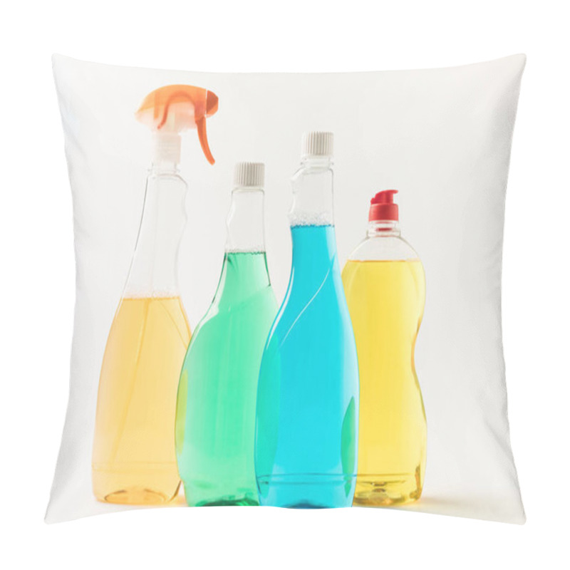 Personality  Plastic Bottles With Cleaning Fluids  Pillow Covers