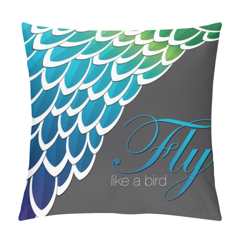 Personality  Fly Like A Bird Pillow Covers