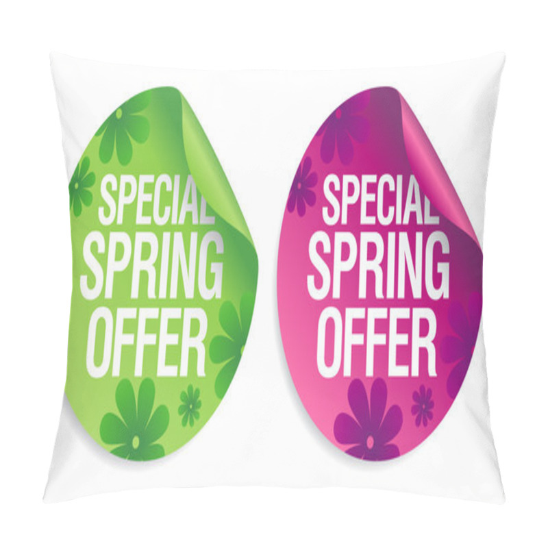 Personality  Spring Offer Stickers. Pillow Covers