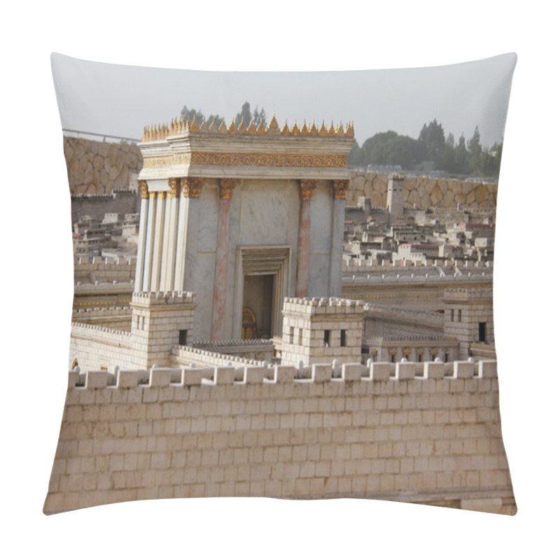 Personality  Second Temple. Ancient Jerusalem. Pillow Covers