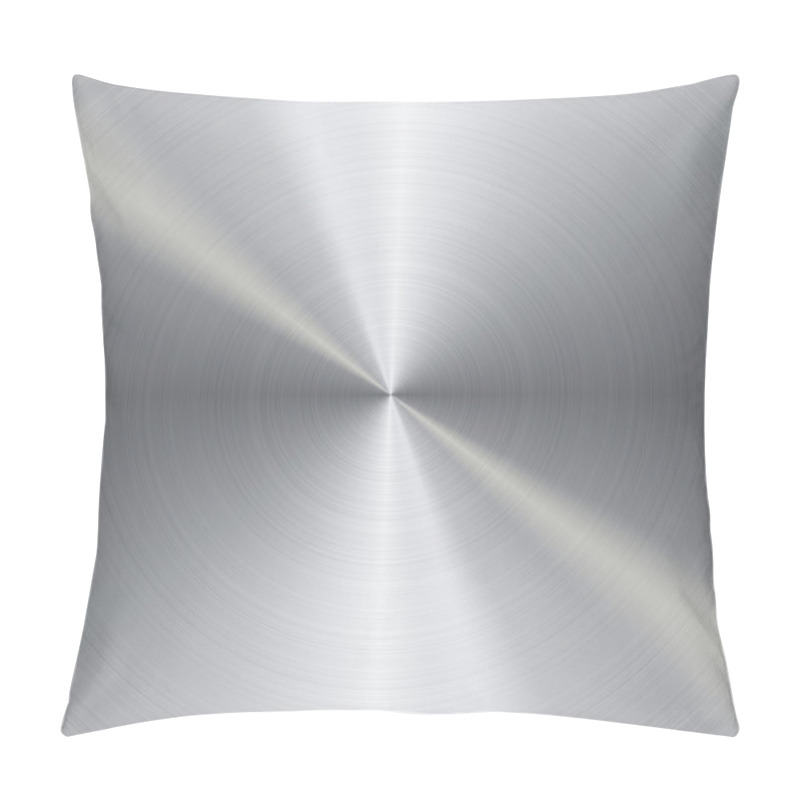 Personality  Circular Brushed Metal Texture Pillow Covers