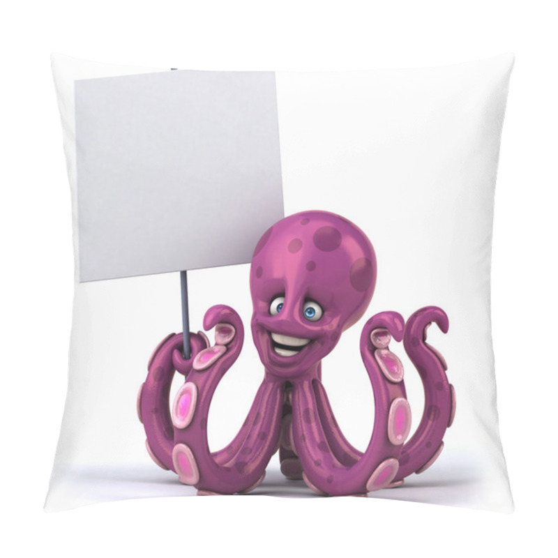 Personality  Funny Cartoon Octopus Pillow Covers