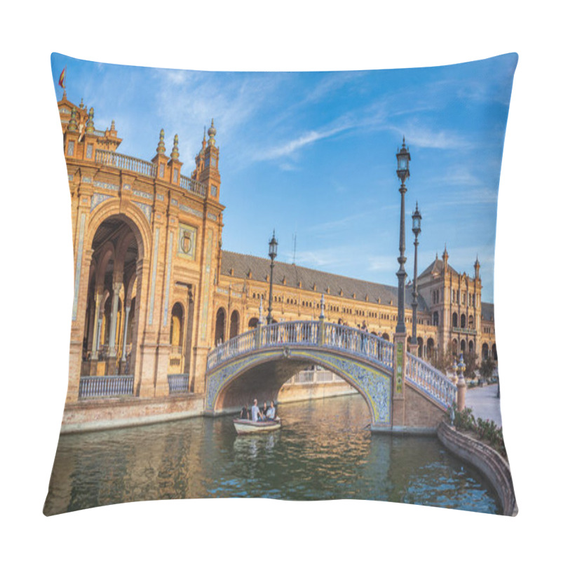 Personality  Plaza De Espana Of Sevilla Pillow Covers