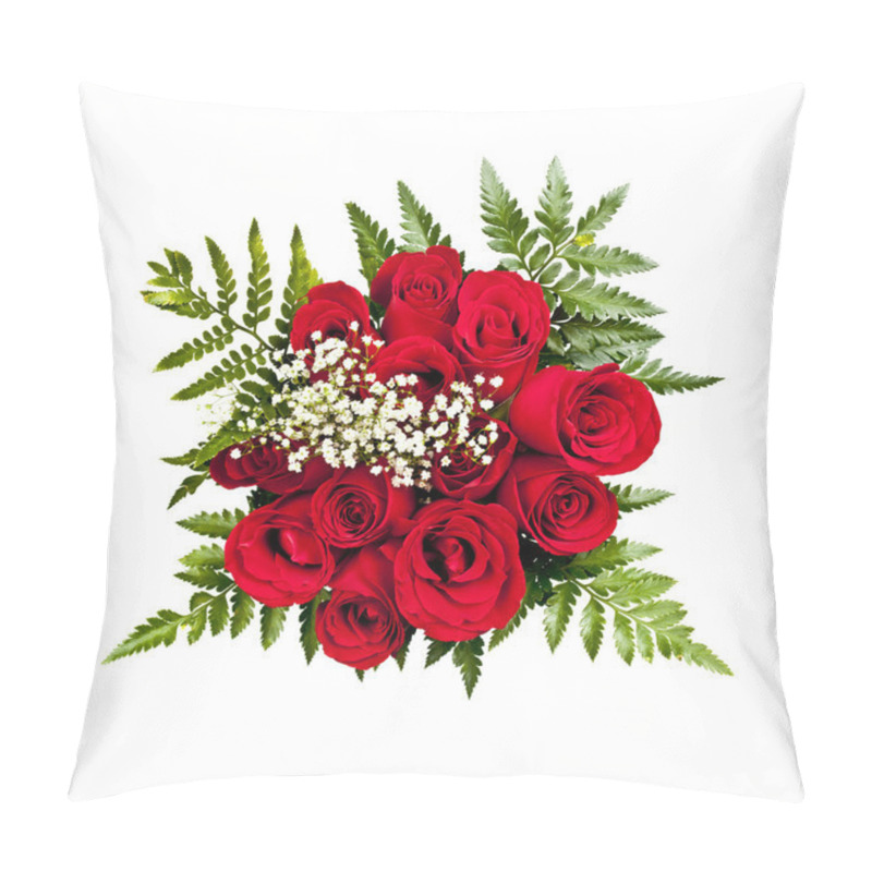 Personality  Rose Bouquet From Above Pillow Covers