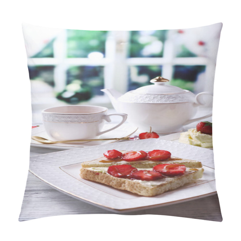 Personality  Fresh Toast With Homemade Butter Pillow Covers