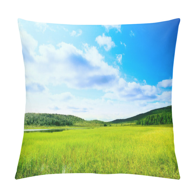 Personality  Lake In North Mountains Pillow Covers