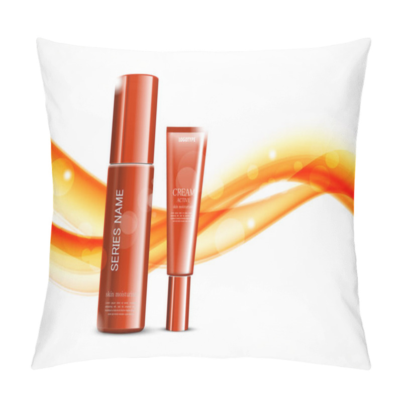 Personality  Beauty Cosmetic Ads Template Pillow Covers