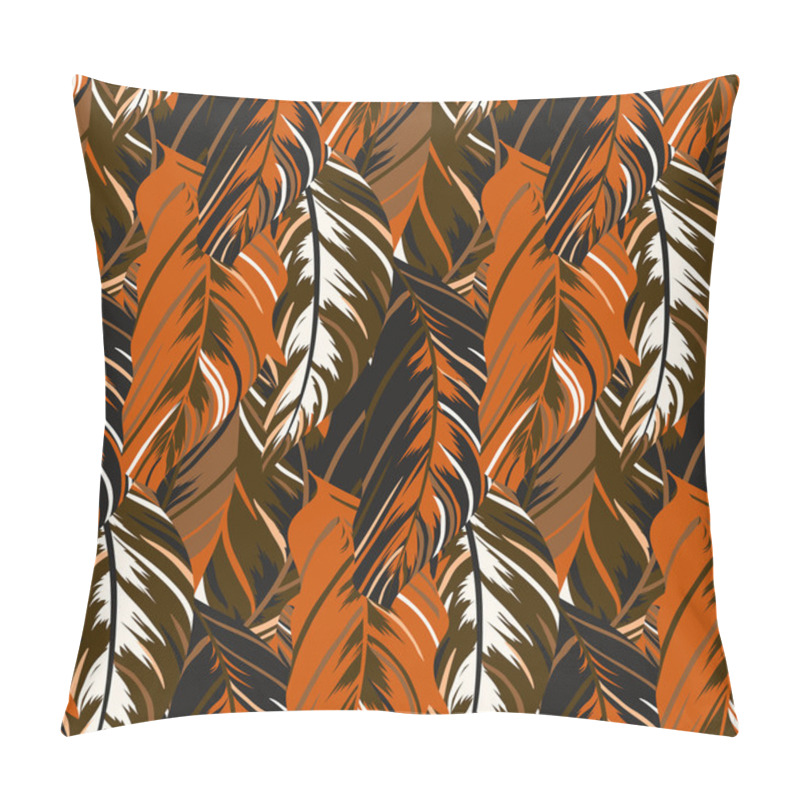 Personality  Abstract Pattern Inspired By Tropical Birds Pillow Covers