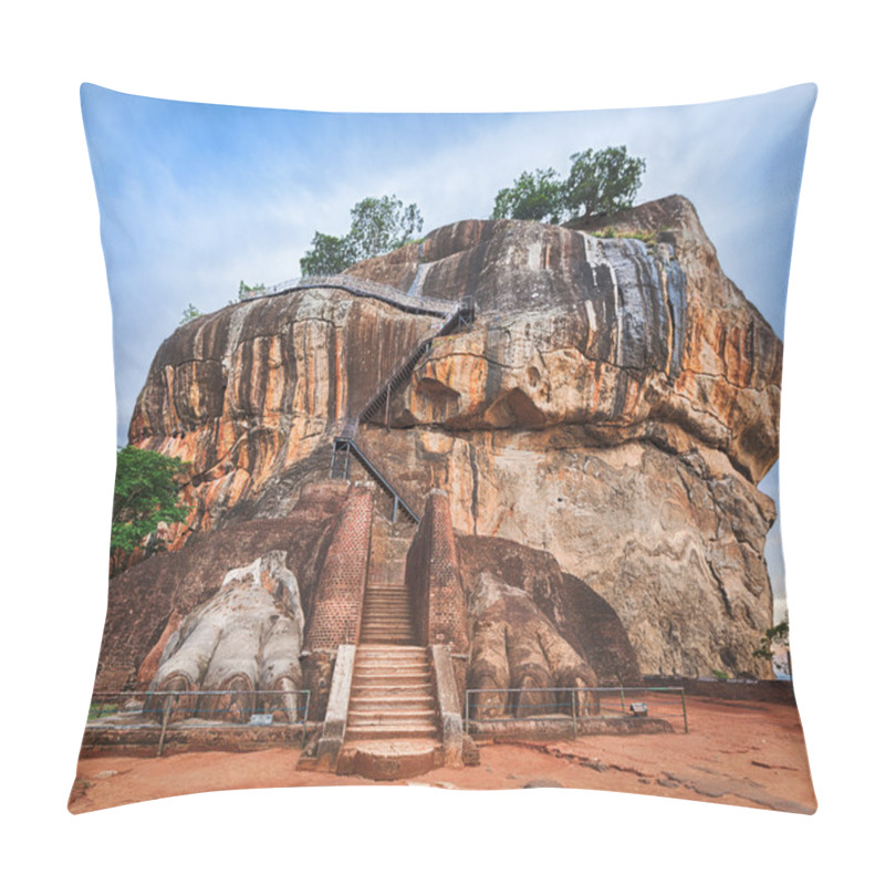 Personality  Sigiriya Rock. Panorama Pillow Covers