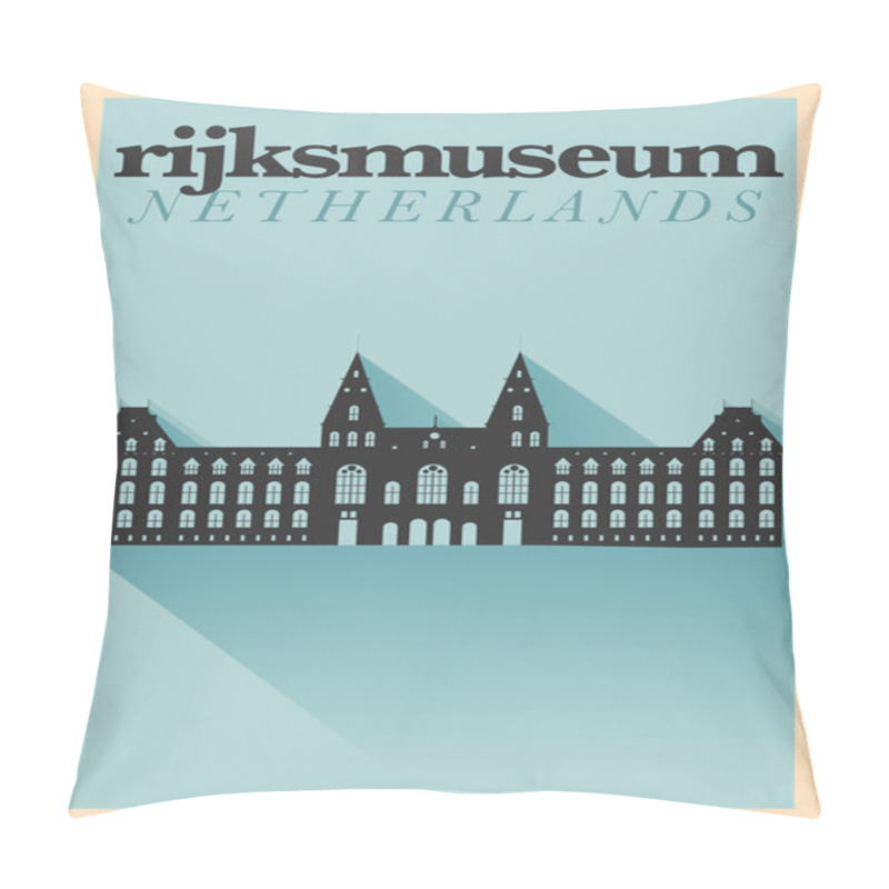 Personality  Typographic Amsterdam City Poster Pillow Covers