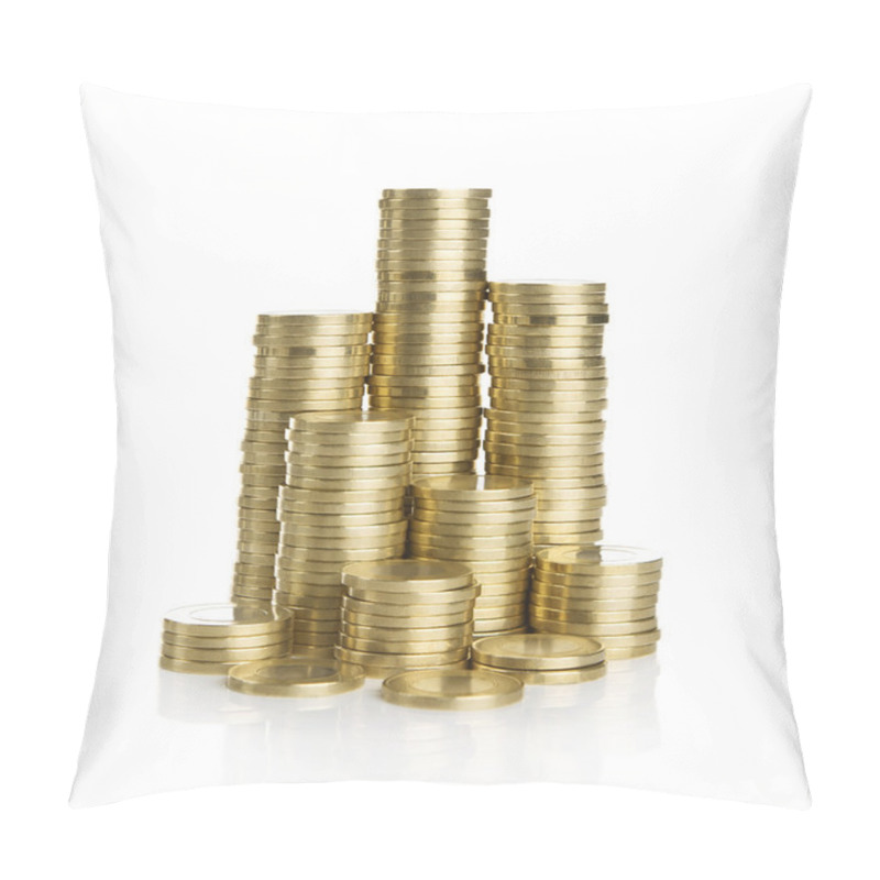 Personality  Stack Of Gold Coins Pillow Covers