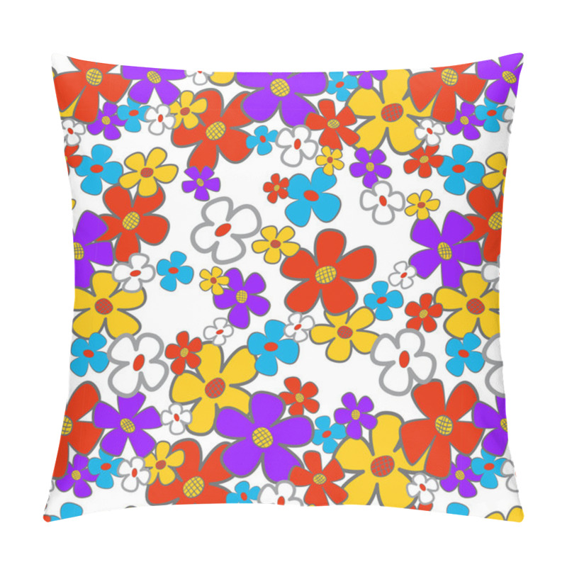 Personality  Floral Cartoon Seamless Pillow Covers