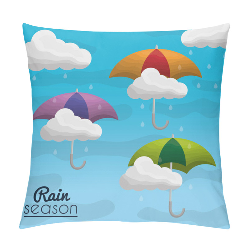 Personality  Summer And Rain Season Pillow Covers