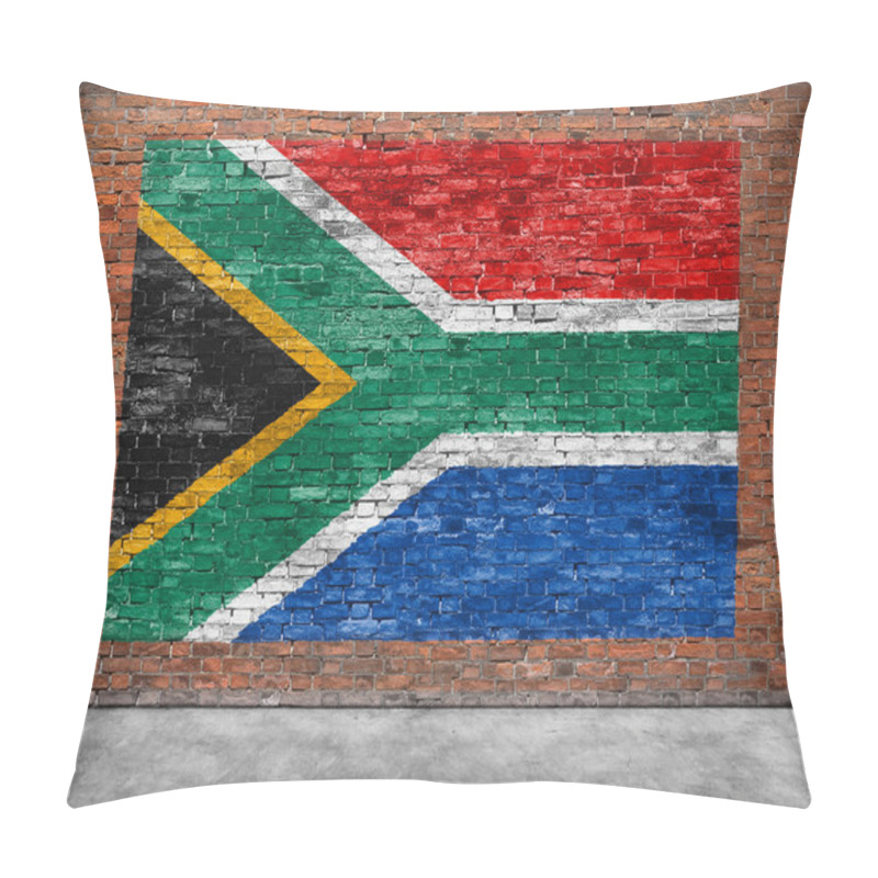 Personality  Flag Of Republic Of South Africa And Foreground Pillow Covers