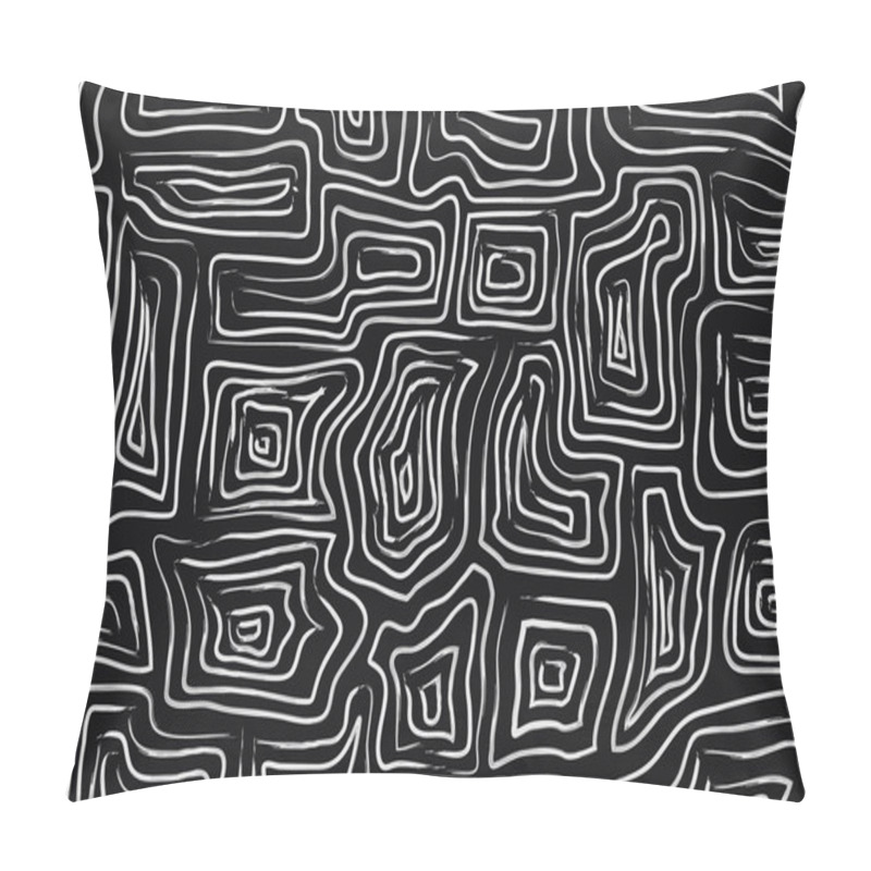 Personality  Tribal Seamless Pattern. Ethnic Vector Background Pillow Covers