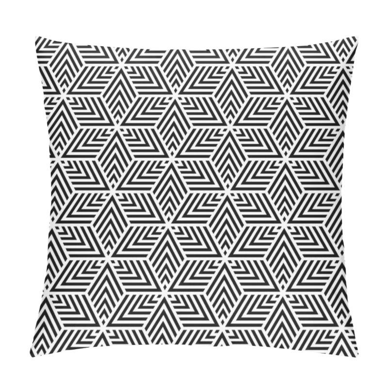 Personality  Seamless Hexagons, Stars And Diamonds Pattern. Geometric Texture. Pillow Covers