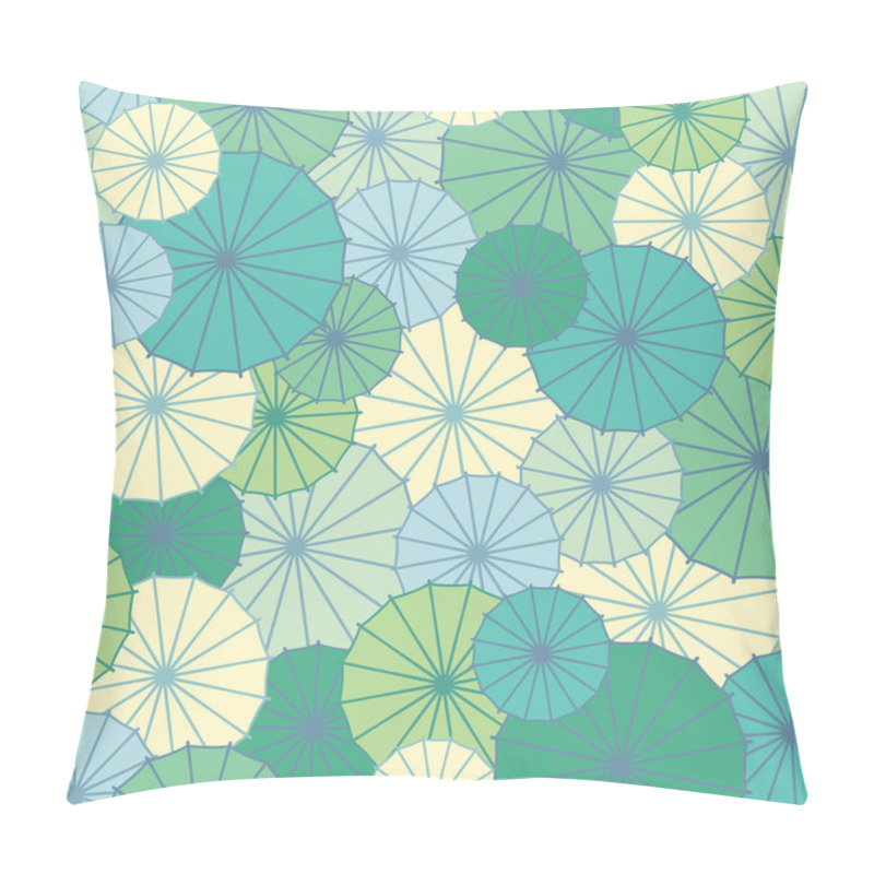 Personality  Romantic Pattern With Umbrellas Pillow Covers