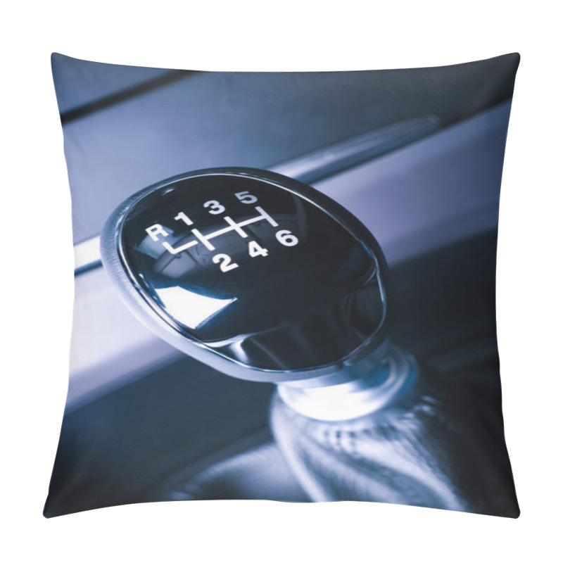 Personality  Lever Of Manual  Transmission In Auto, Vehicle. Pillow Covers