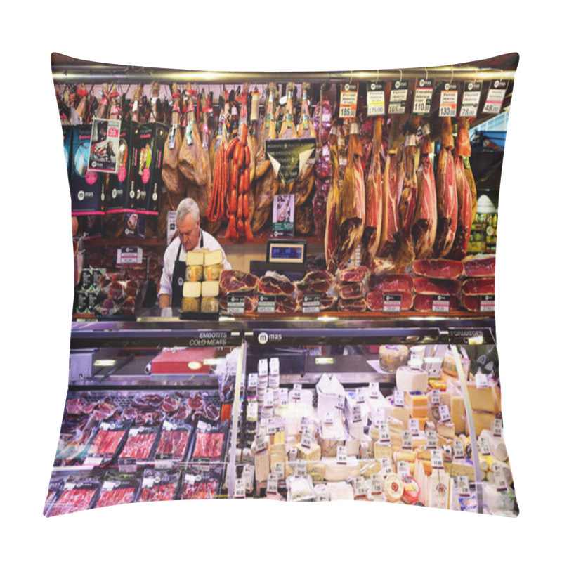 Personality  Mercat De Sant Josep De La Boqueria Pillow Covers