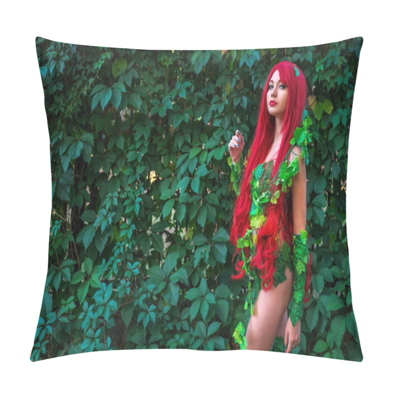 Personality  Portrait Of Sexy Super Hero Female Cosplay Character Pillow Covers