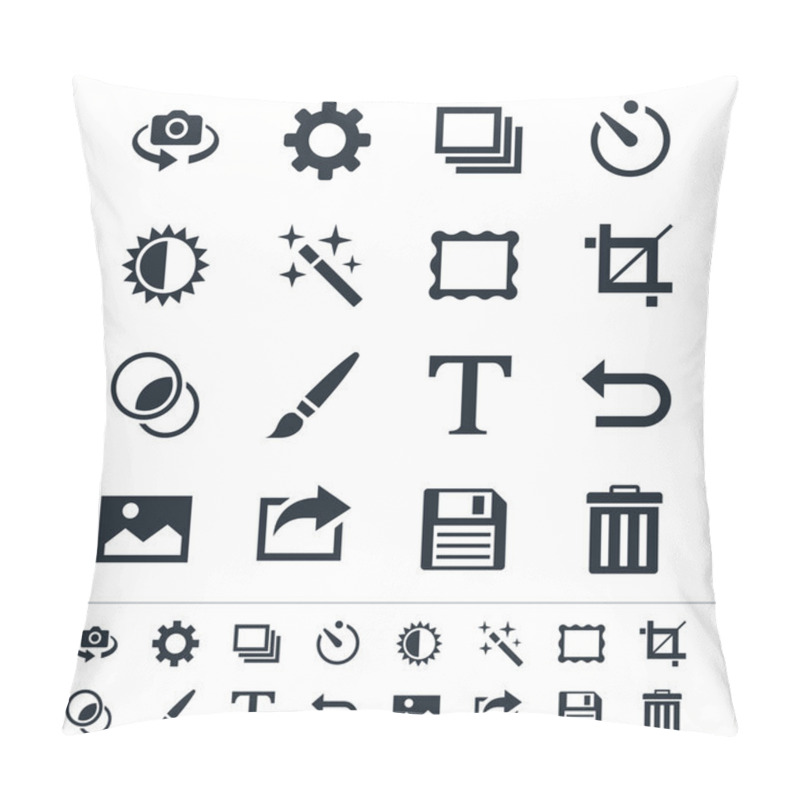 Personality  Photography Icons Pillow Covers