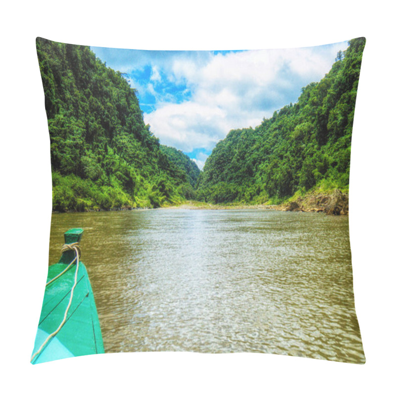 Personality  Sigatoka River Safari Boat Tours, Coral Coast, Viti Vevu, Fiji Pillow Covers