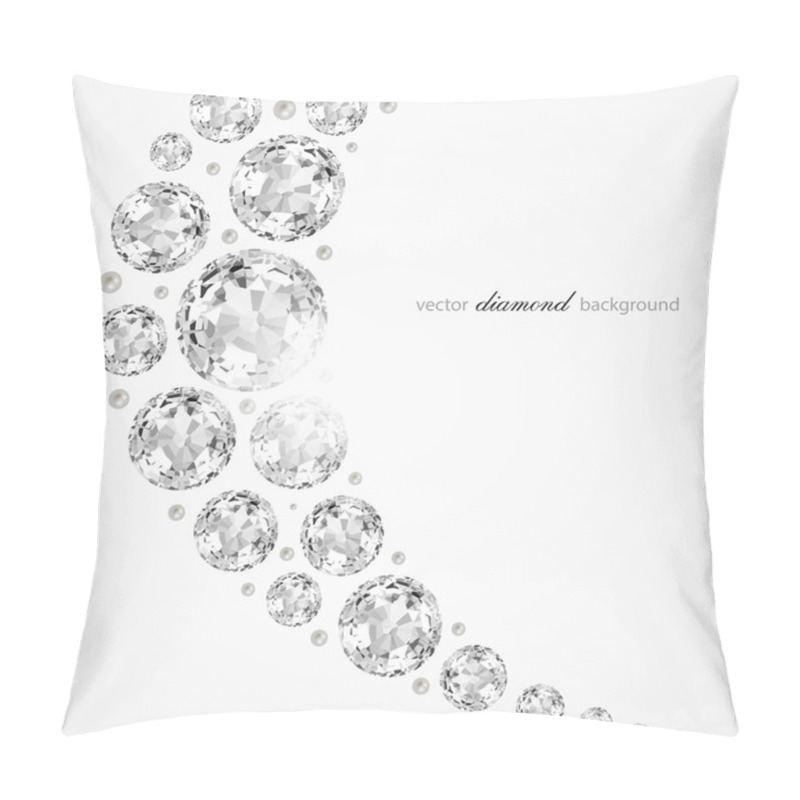 Personality  Diamond Vector Illustration Pillow Covers