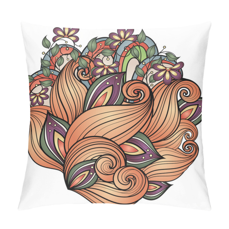 Personality  Floral Background Pillow Covers