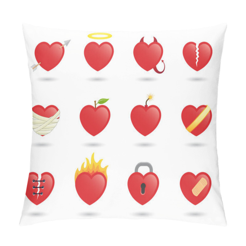 Personality  Hearts Pillow Covers