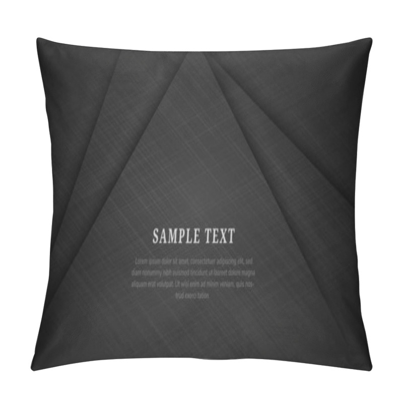 Personality  Abstract Traingles Layer Grey Background With White Grid Lines Texture. You Can Use For Ad, Poster, Template, Business Presentation. Vector Illustration Pillow Covers