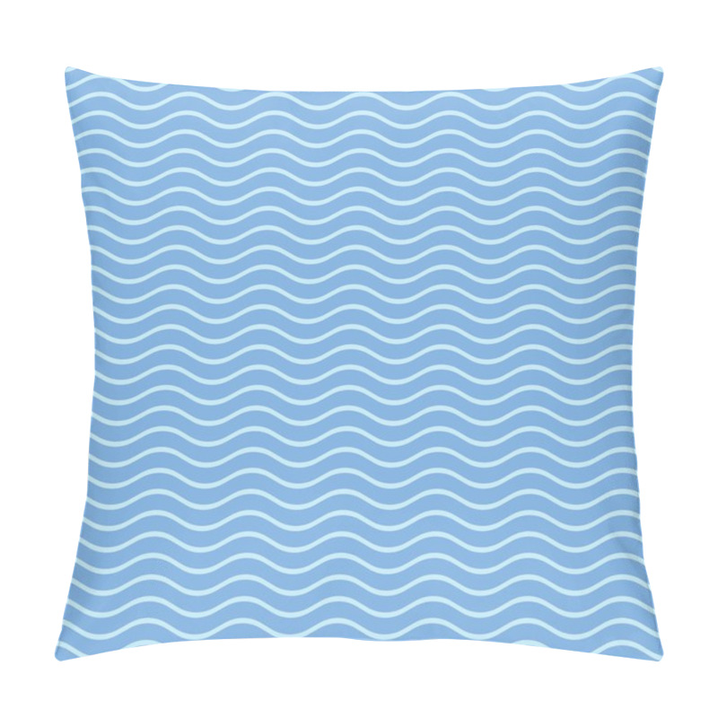 Personality  Seamless Wavy Line Pattern Pillow Covers