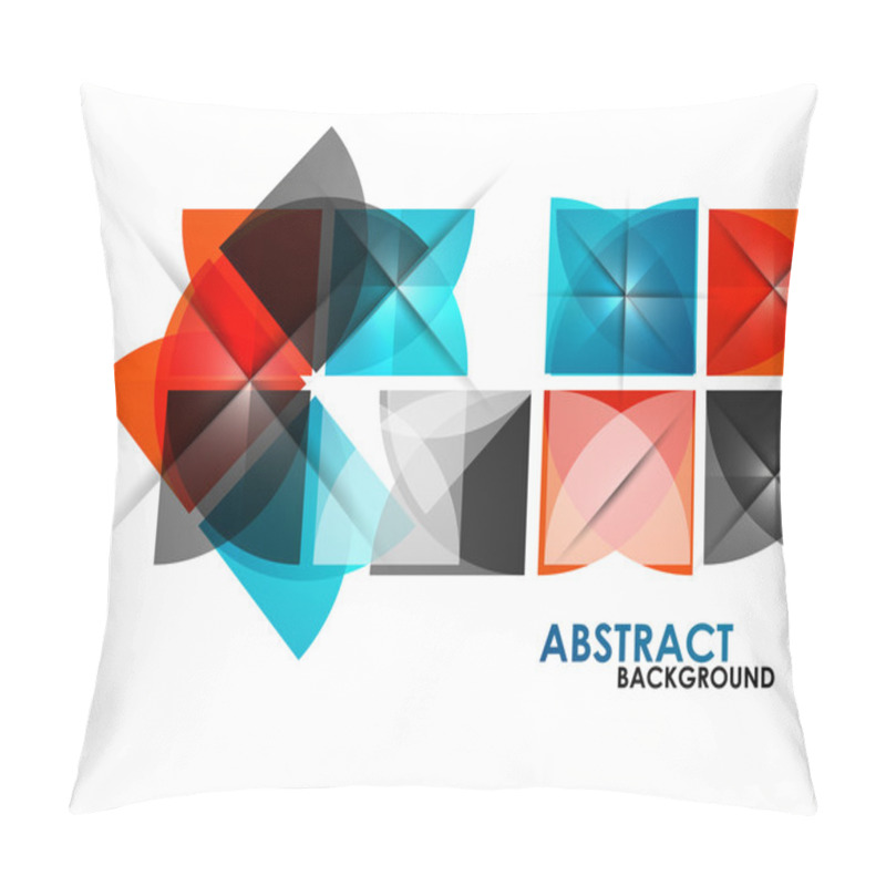 Personality  Geometrical Squares Modern Template Pillow Covers