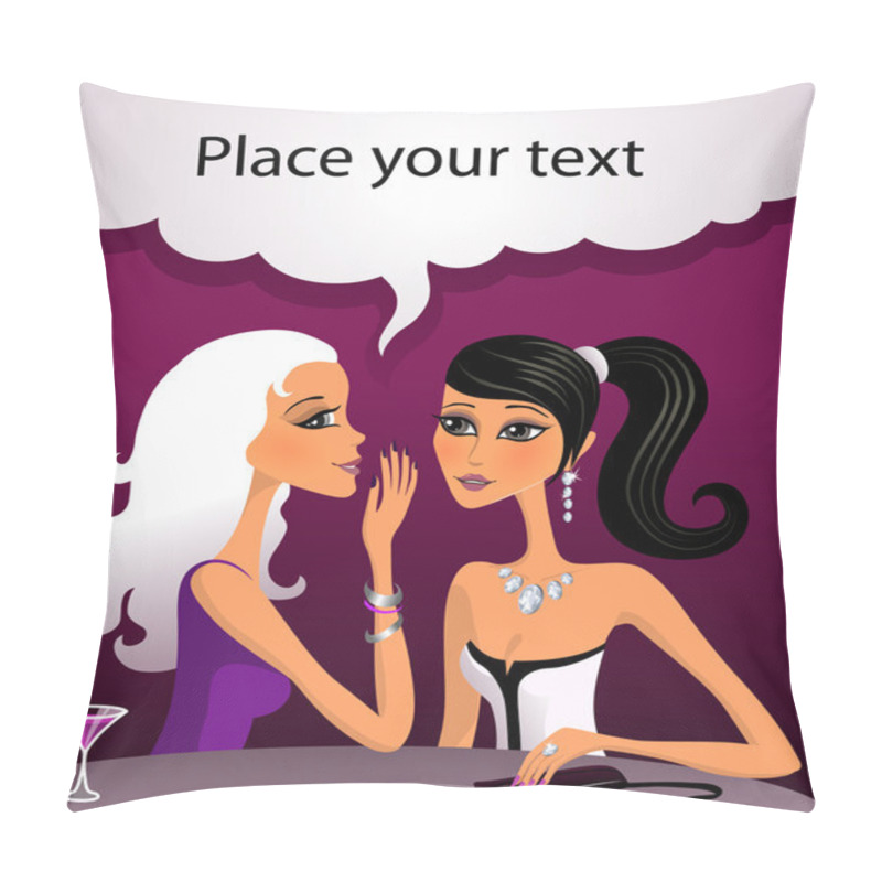 Personality  Two Gossip Girls Pillow Covers