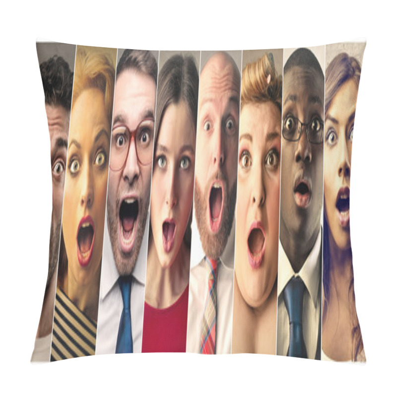 Personality  Surprised People Pillow Covers