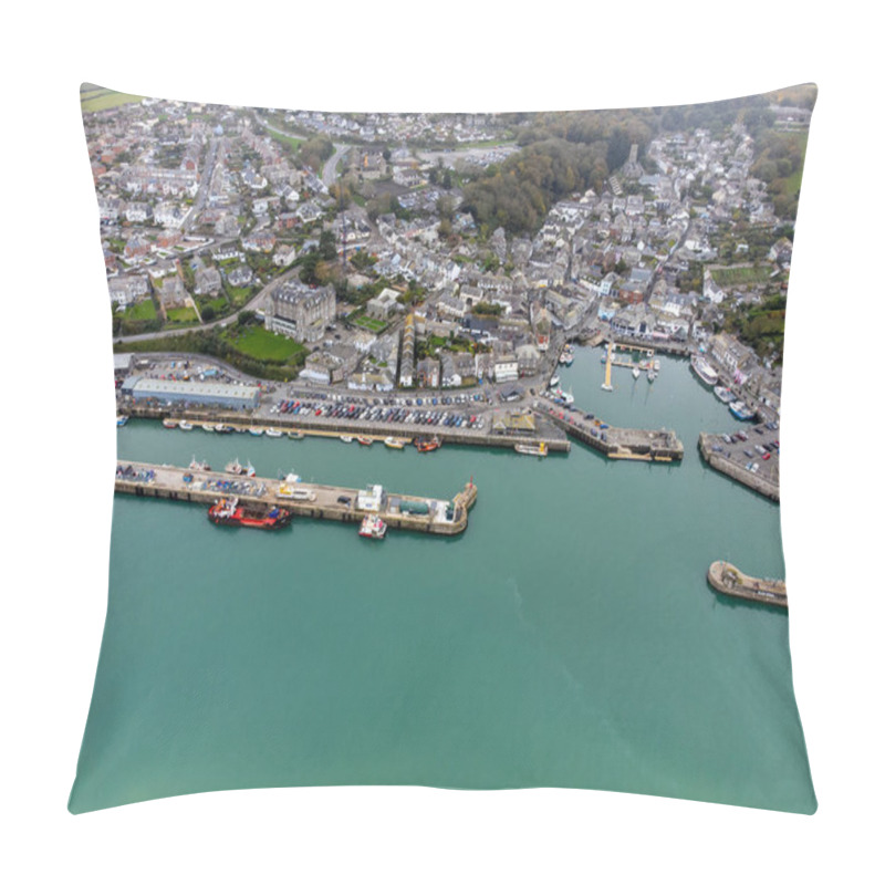 Personality  Padstow Harbour Aerial Cornwall England Uk  Pillow Covers