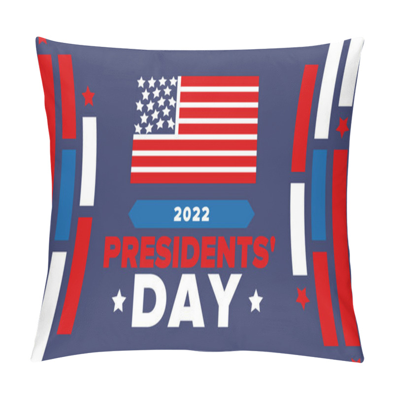 Personality  Happy Presidents' Day In February. Celebrated In United States. Washington's Birthday. Federal Holiday In America. Patriotic American Vector Illustration. Poster, Banner And Background Pillow Covers