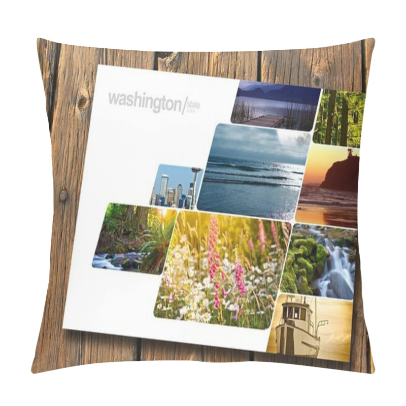 Personality  Washington State Pillow Covers