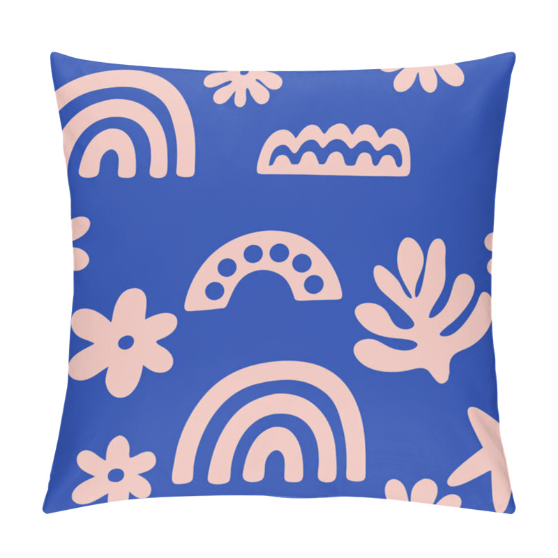 Personality  Tremdy Pattern  Background With Abstract Floral And Leaf Patterns Pillow Covers