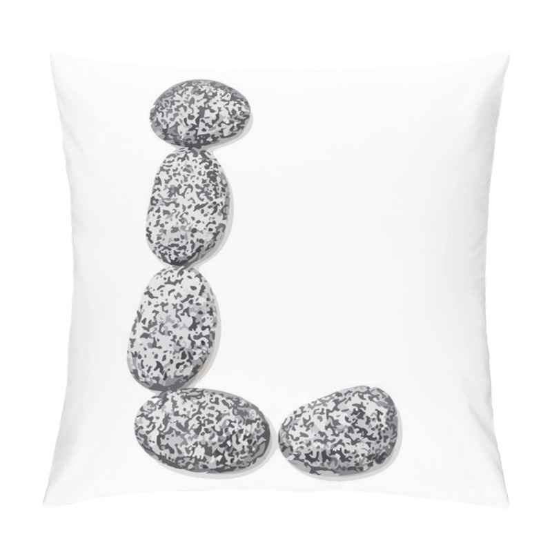 Personality  Stone Font Pillow Covers