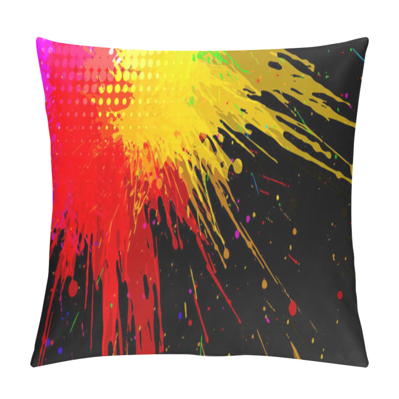 Personality  Abstract Grunge Background, Vector Pillow Covers