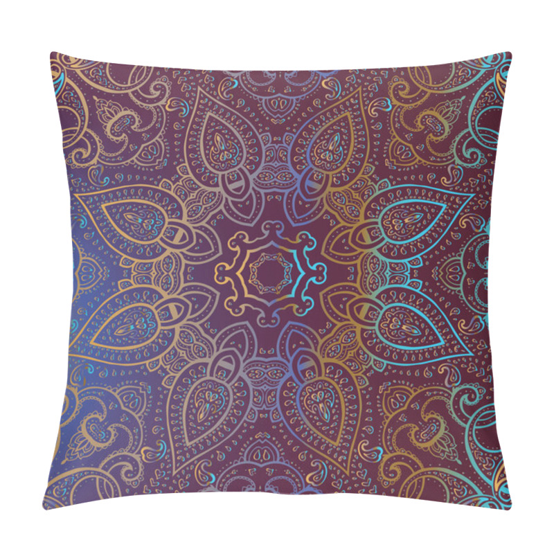 Personality  Mandala. Indian Decorative Pattern. Pillow Covers