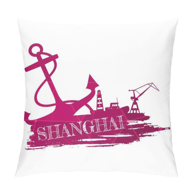 Personality  Commercial Seaport Abstraction Pillow Covers