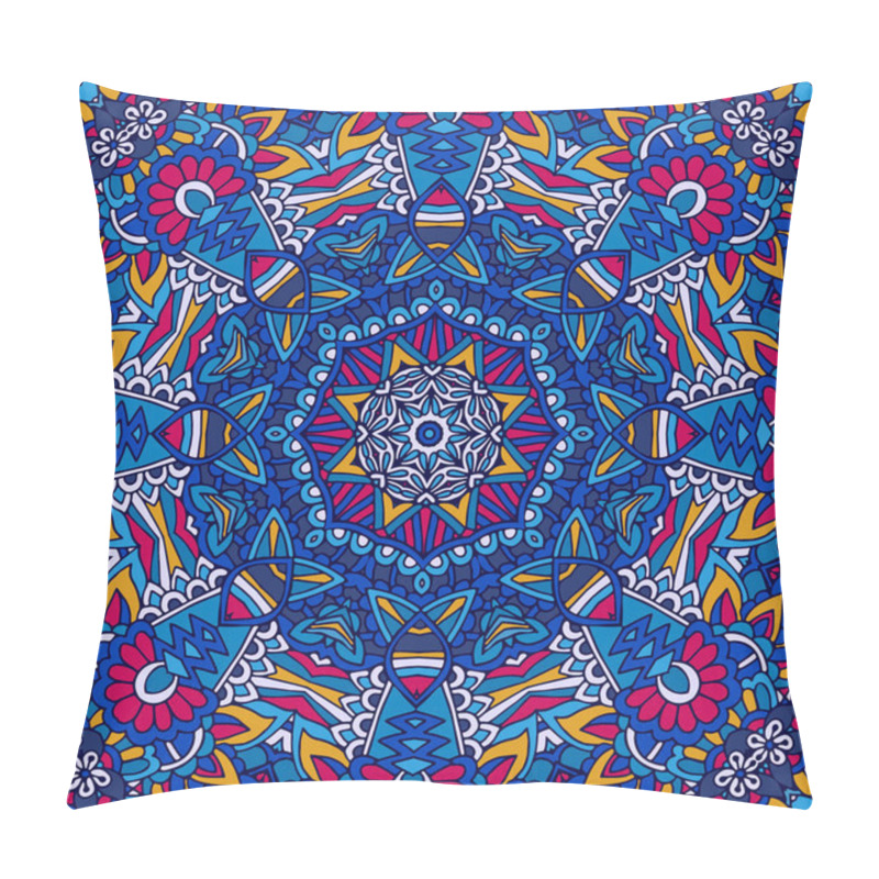 Personality  Ethnic Vector Seamless Pattern Design Surface Pillow Covers