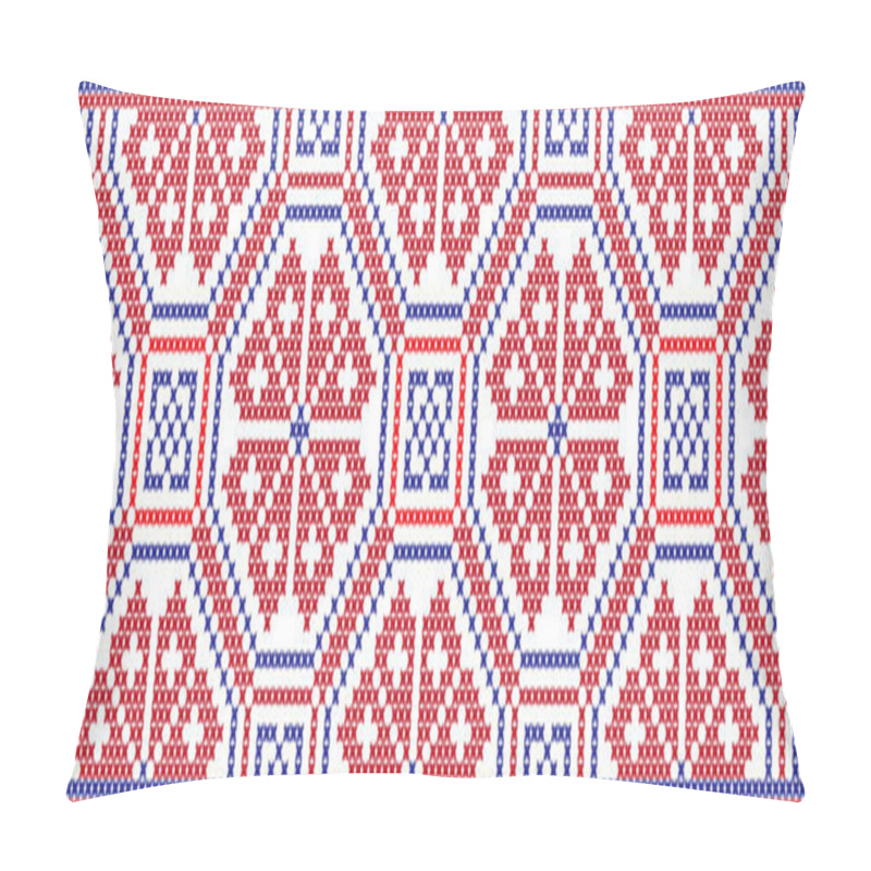 Personality  Embroidered Pattern On Transparent Background Pillow Covers